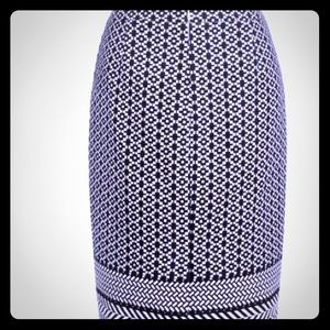J. Crew chevron border Pencil Skirt